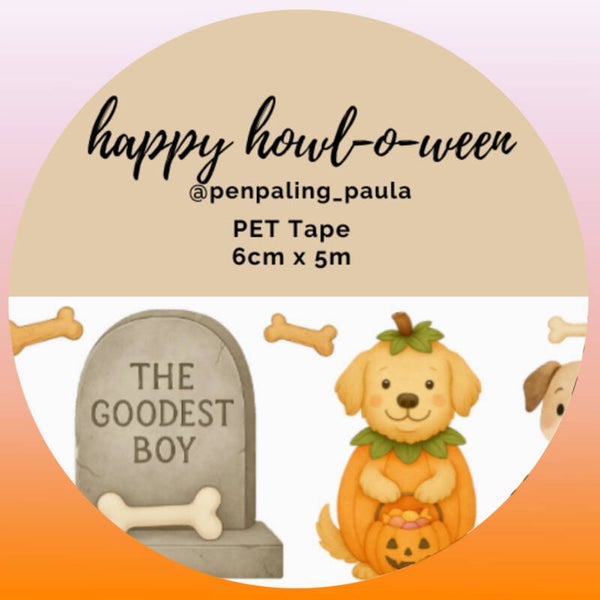 Penpaling Paula Pet Tape 'Happy Howl-o-Ween'