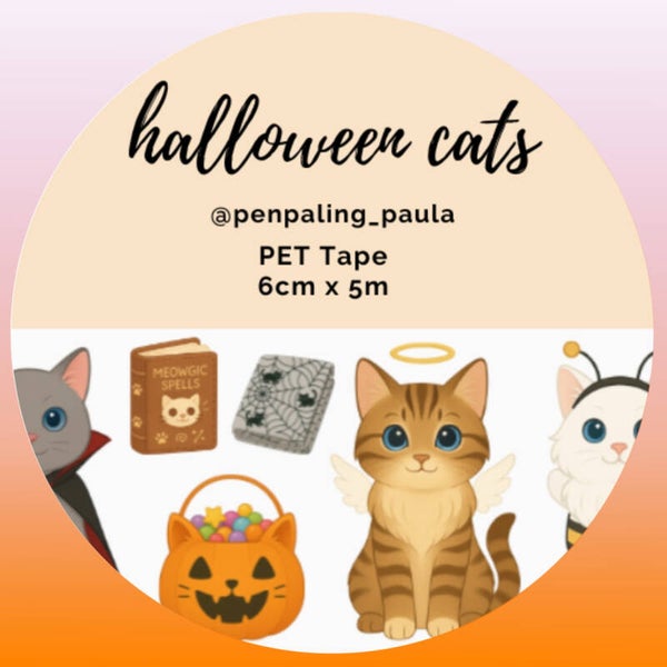 Penpaling Paula Pet Tape 'Halloween Katten'