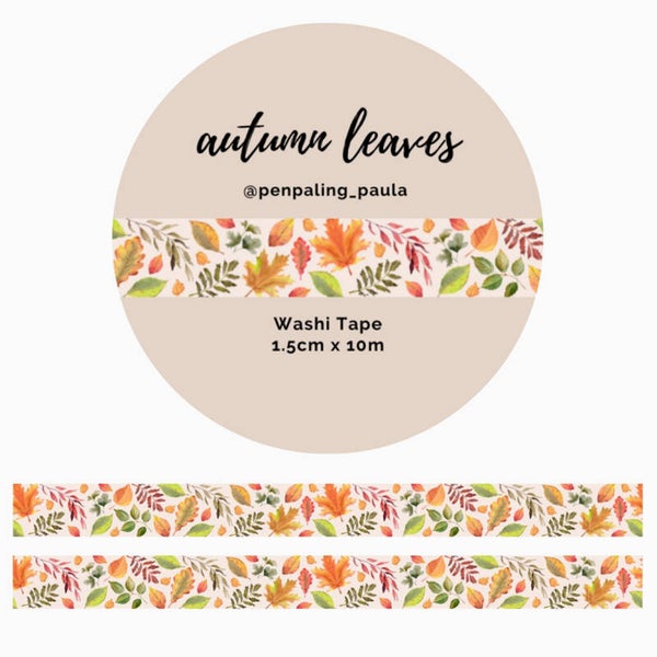 Penpaling Paula Washi Tape 'Herfstbladeren'
