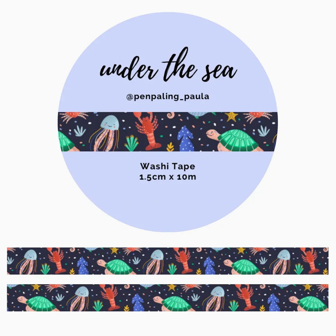 Penpaling Paula Washi Tape 'Onderzee's'