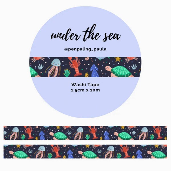 Penpaling Paula Washi Tape 'Onderzee's'