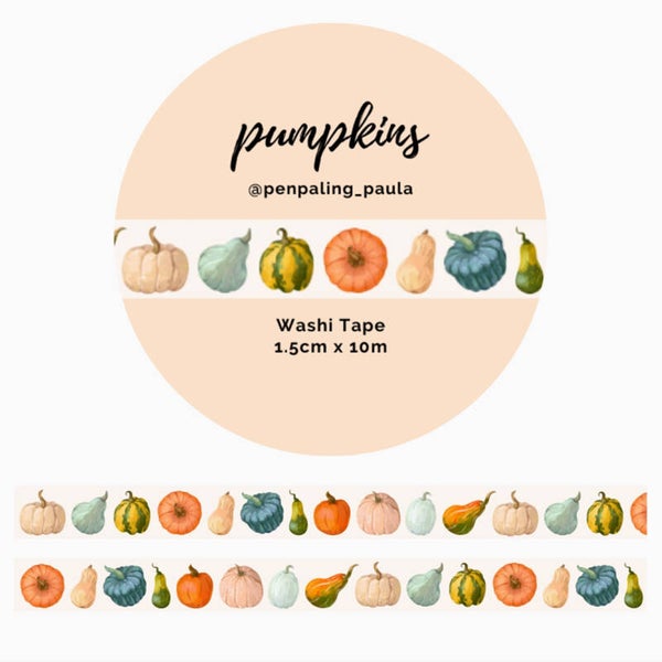 Penpaling Paula Washi Tape 'Pompoenen'