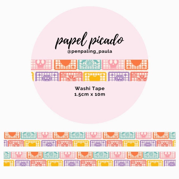 Penpaling Paula Washi Tape 'Papel Picado'