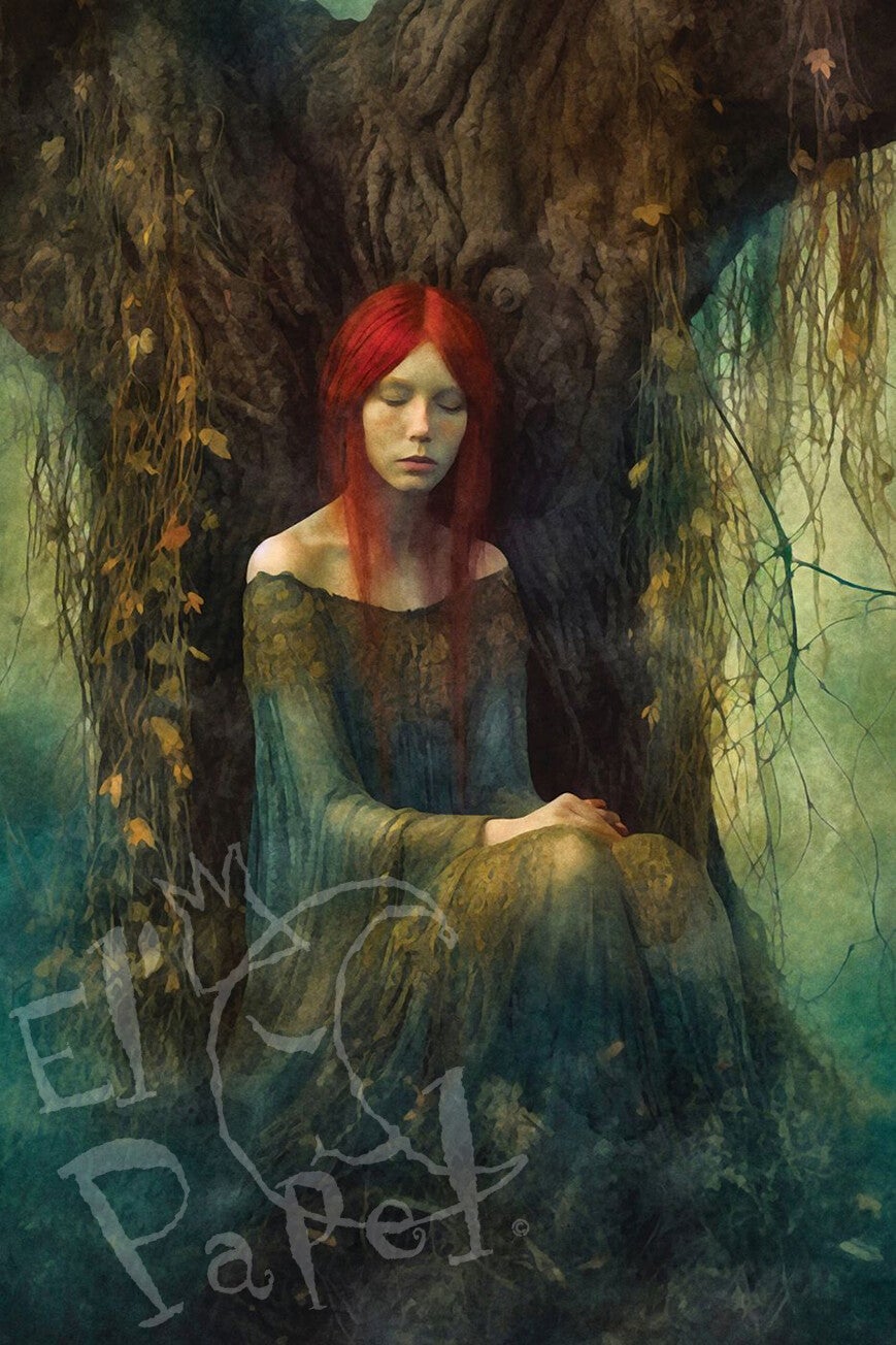 Ansichtkaart 'Nordic girl' (3)