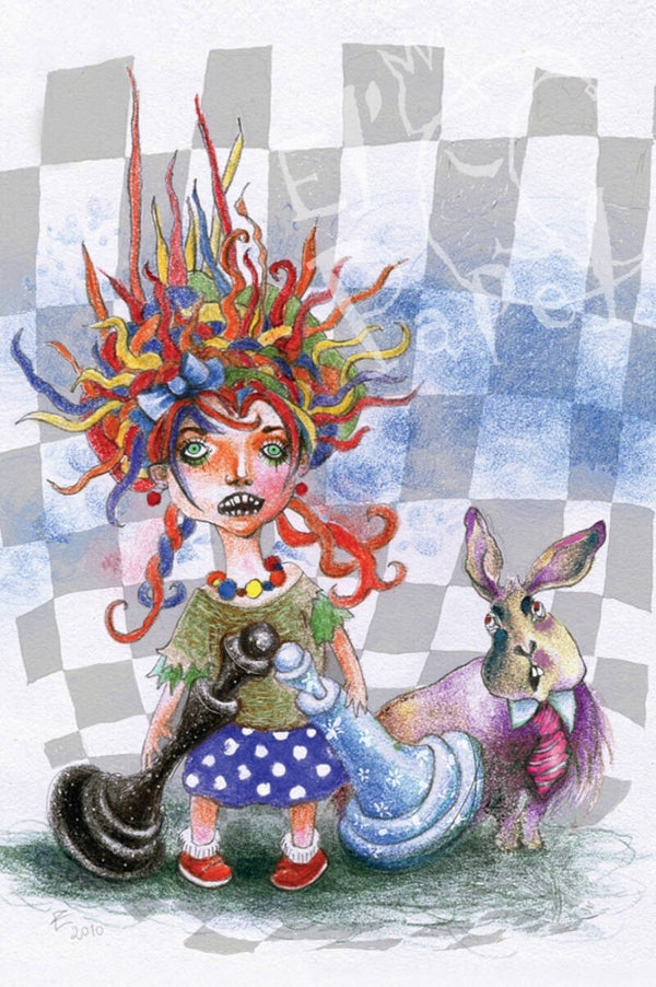 Ansichtkaart 'Mad Alyss'