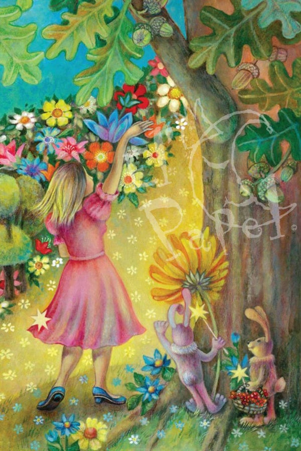 Ansichtkaart' Volle bloei'