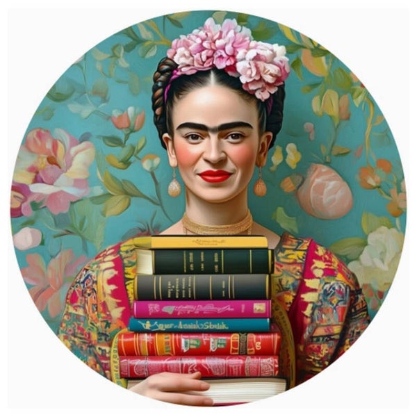 Fripperie stickers Frida Kahlo 'Boeken'