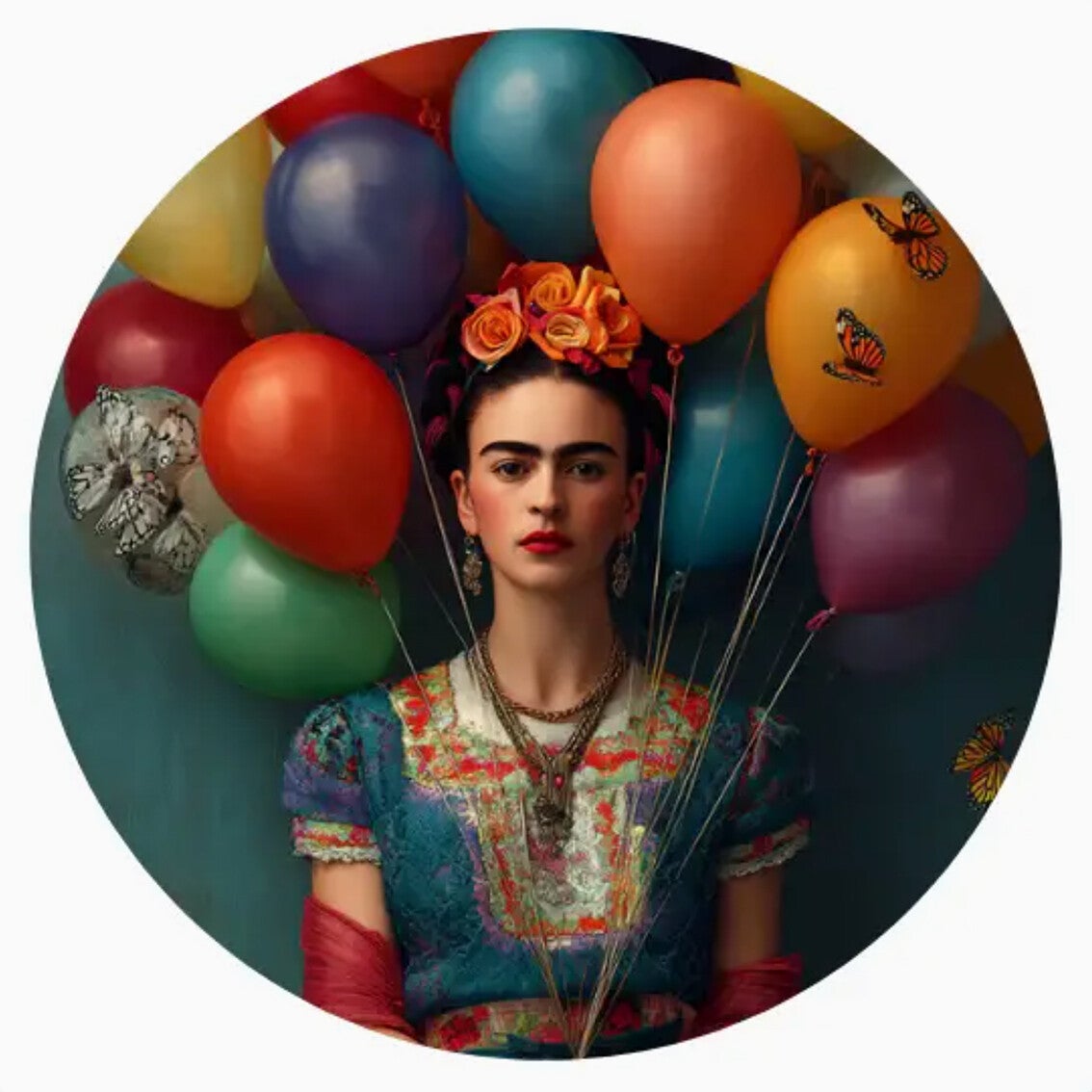 Fripperies stickers Frida Kahlo 'Ballonnen'