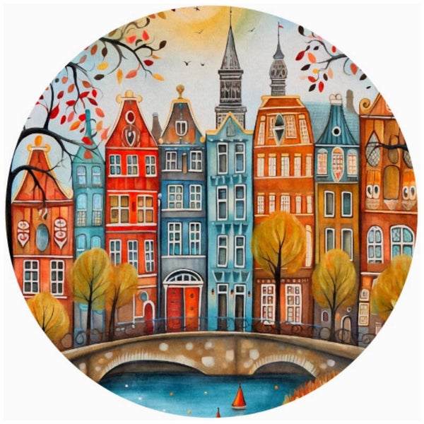Fripperies stickers 'World Cities - Amsterdam'