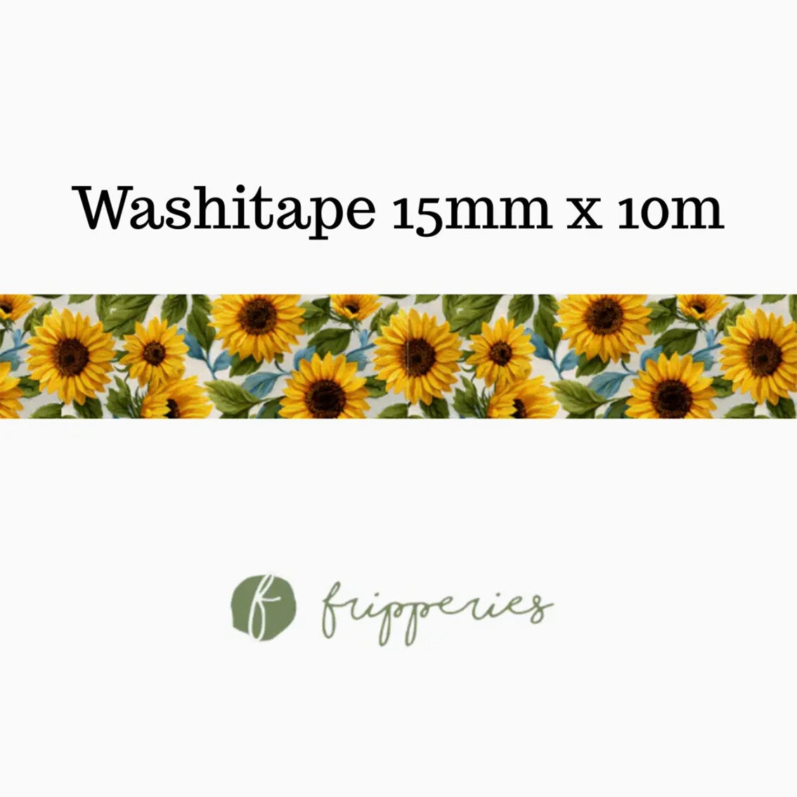 Fripperies washitape 'Zonnebloemen'