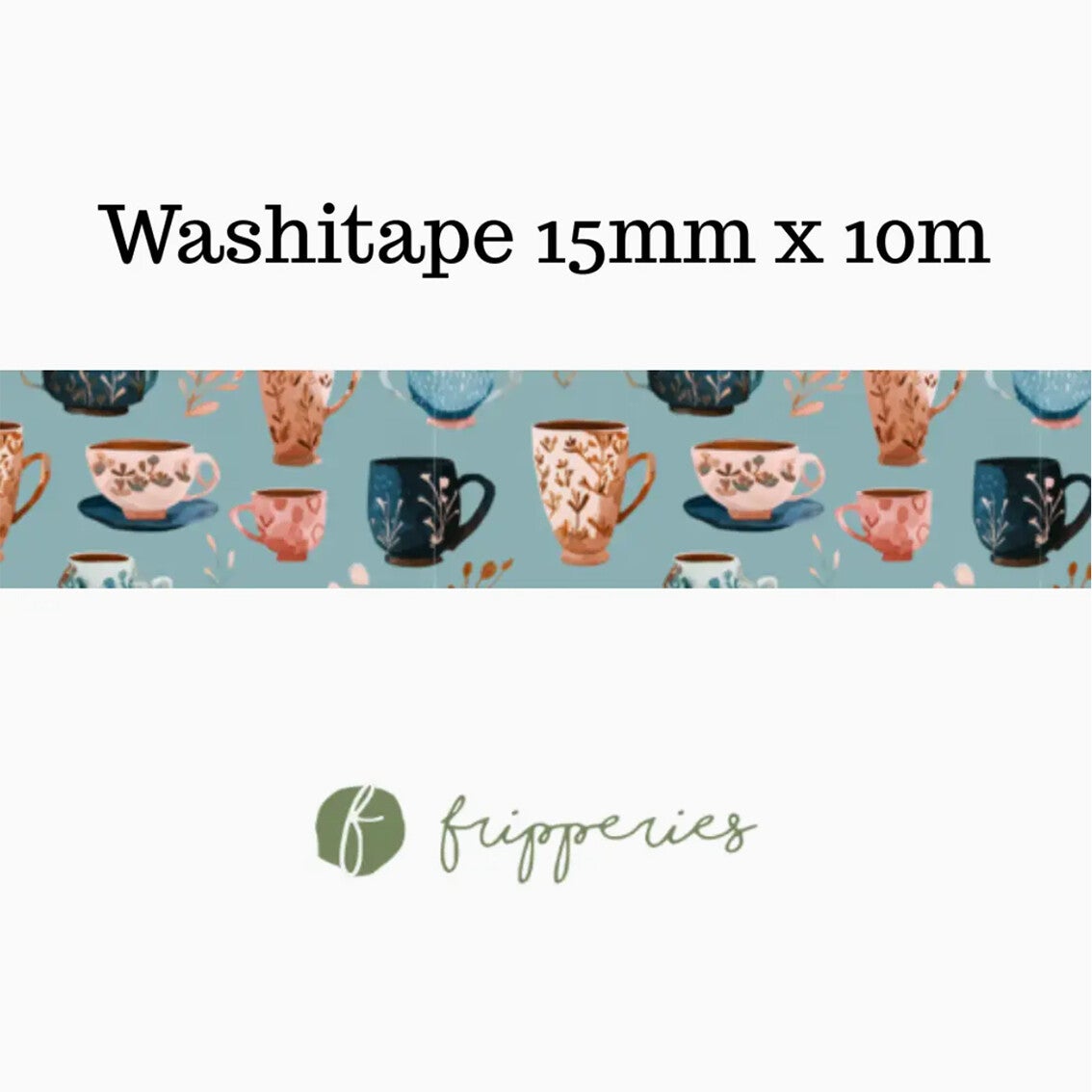 Fripperies washitape 'Theetijd'