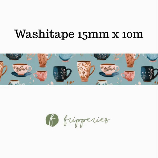 Fripperies washitape 'Theetijd'