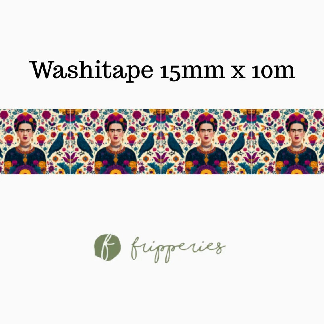 Fripperies washitape 'Frida Kahlo - nº 5'