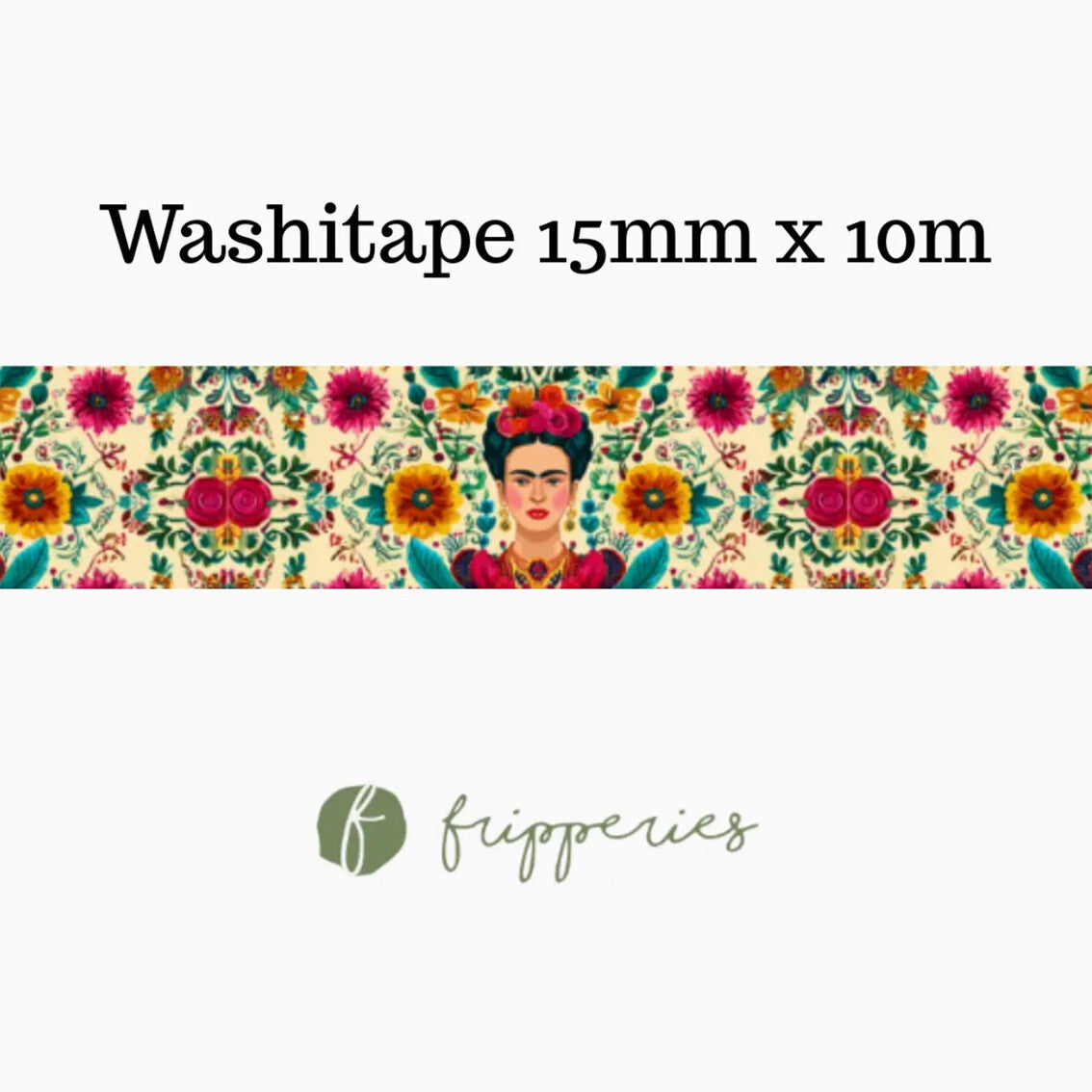 Fripperies washitape 'Frida Kahlo - nº 7'