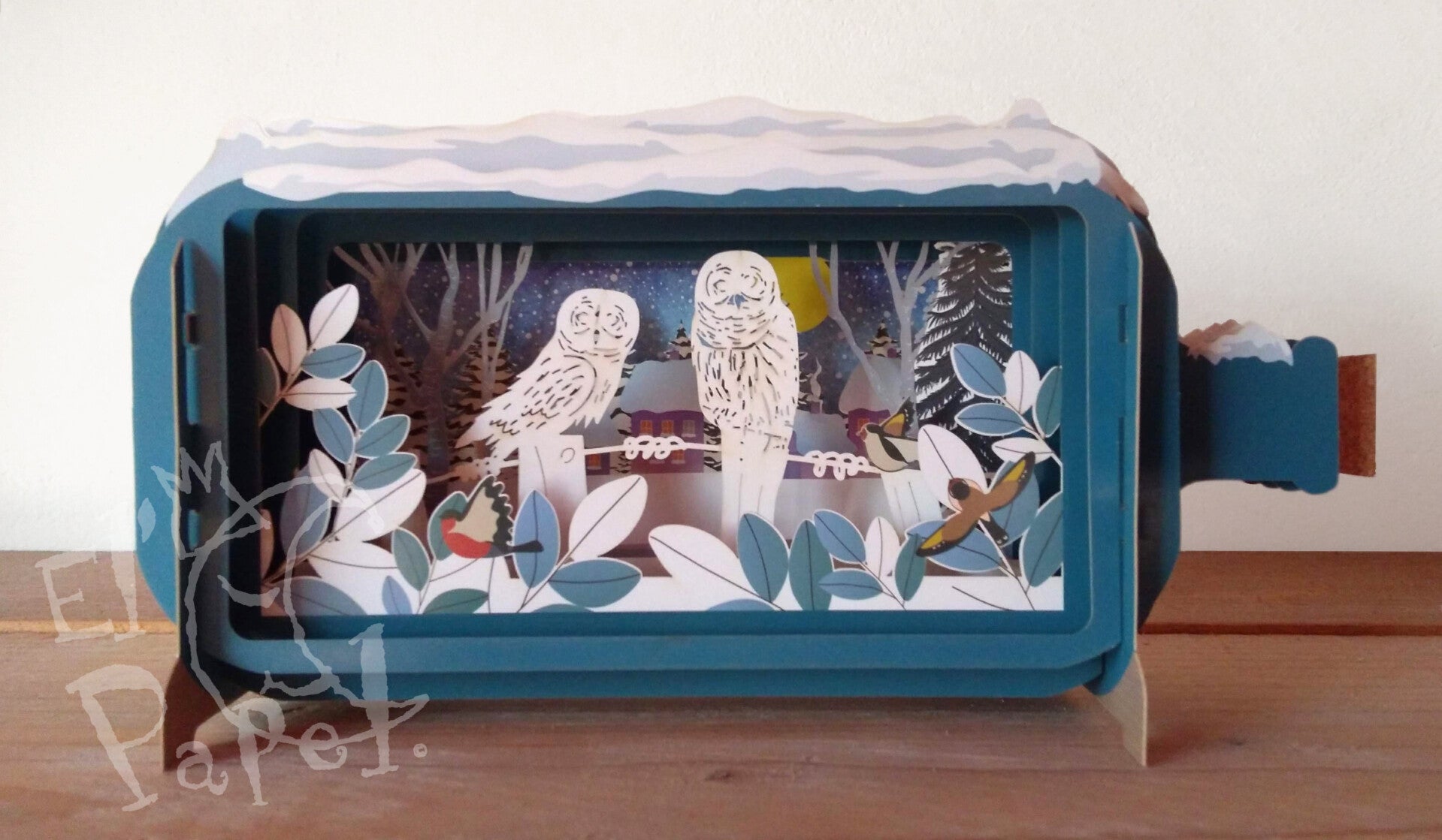 Message in a bottle `Sneeuwuilen`