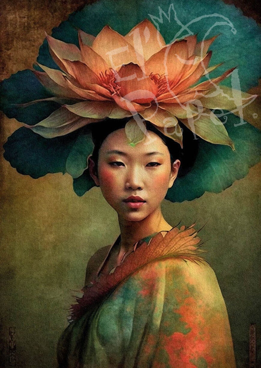 Ansichtkaart 'Portretten van de wereld - Azië'