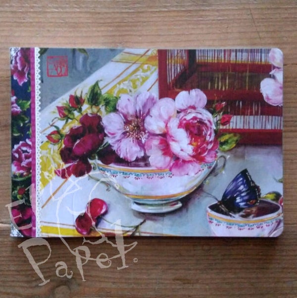 OP!! Gwenaëlle Trolez notitieboek 'Bloemen - Sophie Adde'