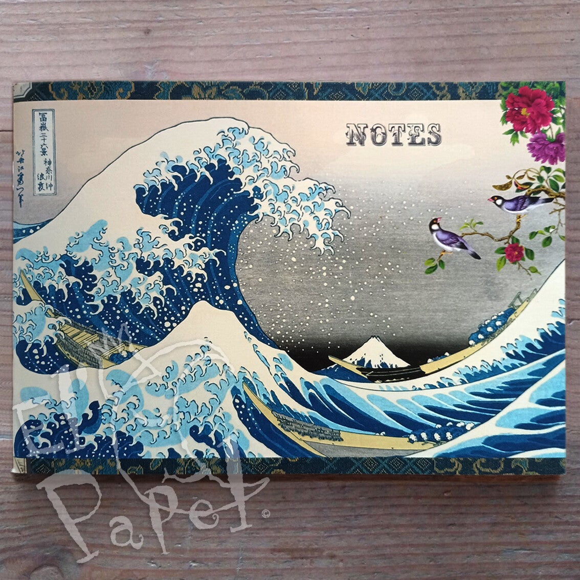 Gwenaëlle Trolez notitieboek 'De grote golf van Kanagawa'