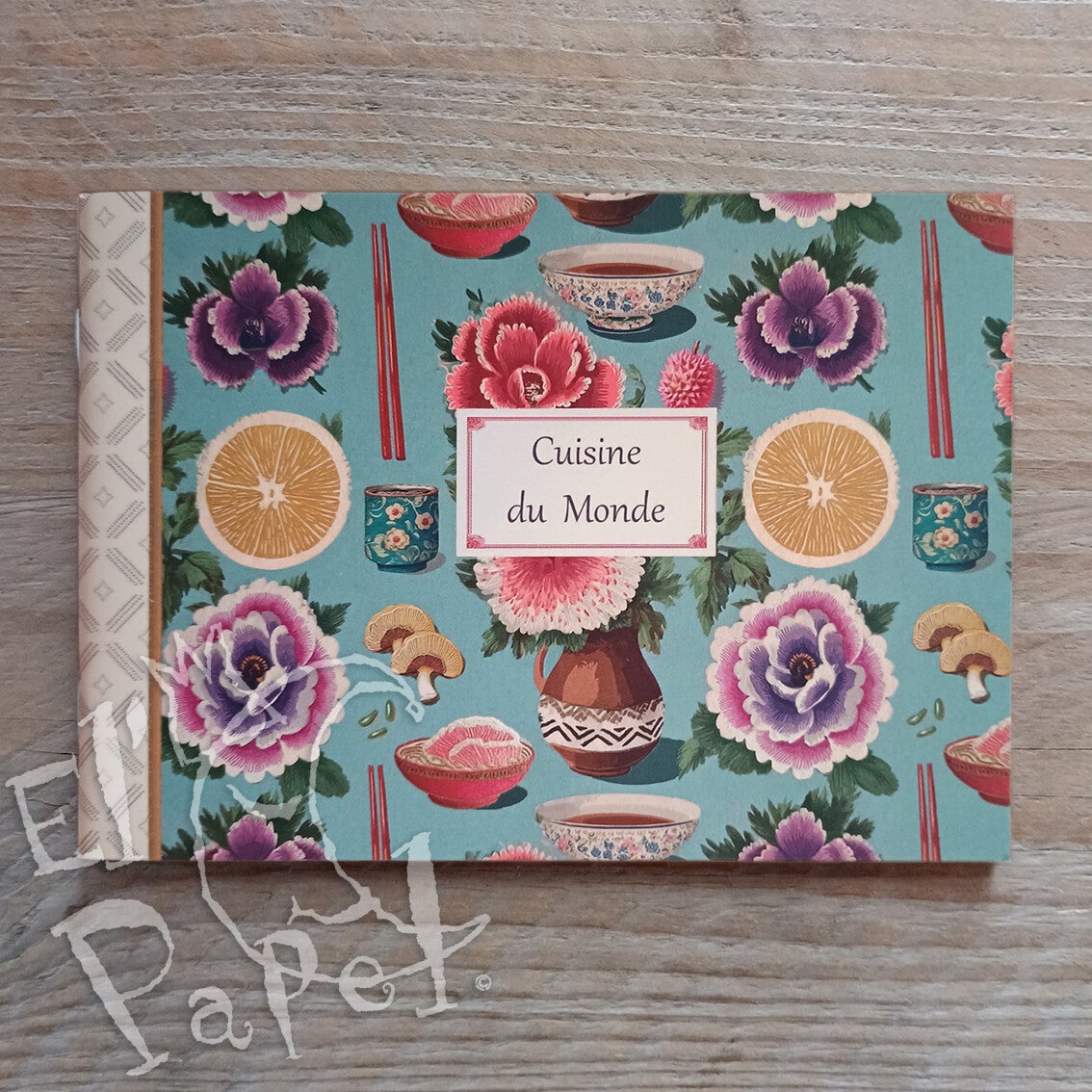 Gwenaëlle Trolez illustratie notebook 'De Wereldkeuken' (A6)