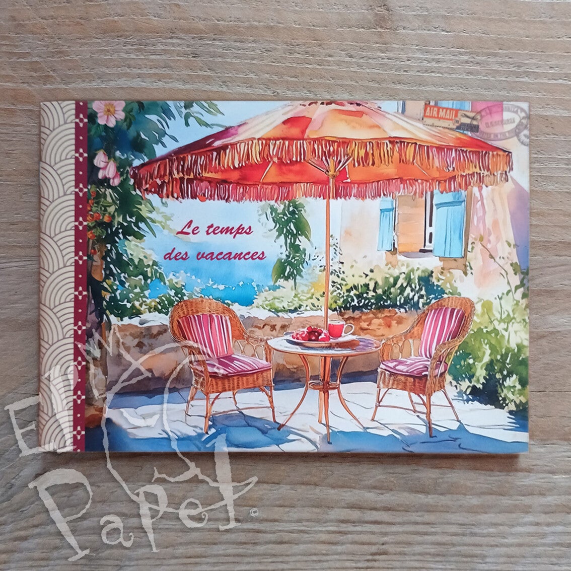 Gwenaëlle Trolez illustratie notebook 'Vakantietijden' (A6)