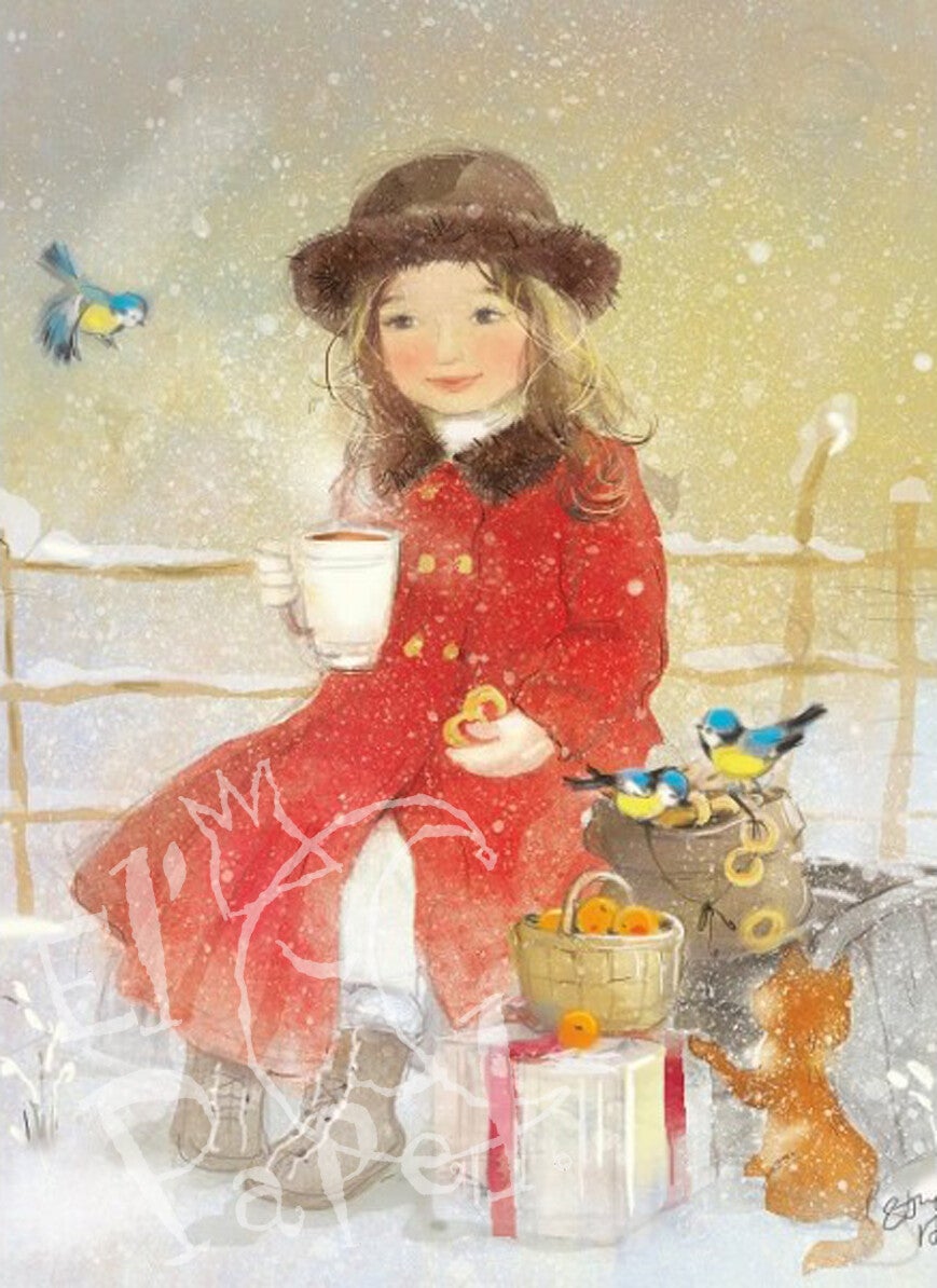 Ansichtkaart 'Meesjes'