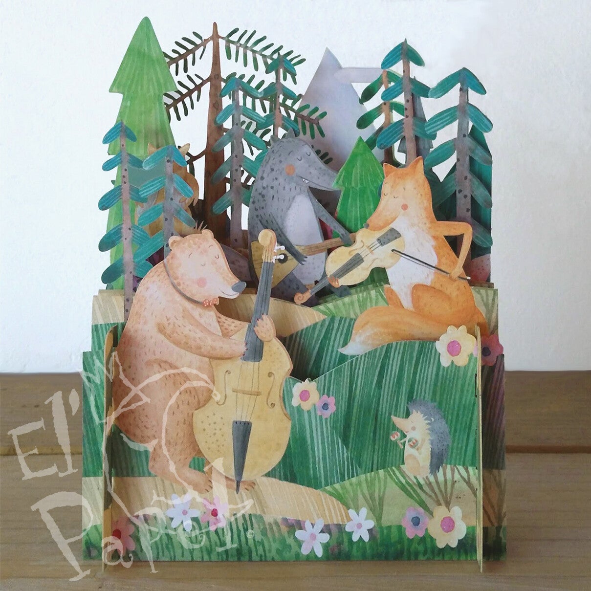 KIDS Pop-Up kaart 'De beestenband'