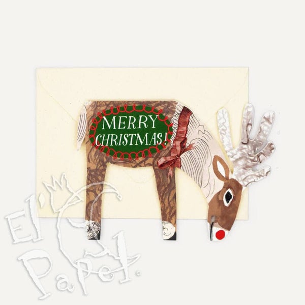 Hadley Kerst wenskaart 'Rudolph'