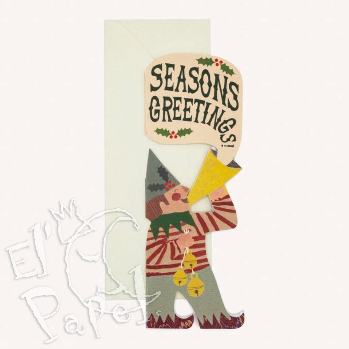 Hadley Kerst wenskaart 'Kerstelf jongen'