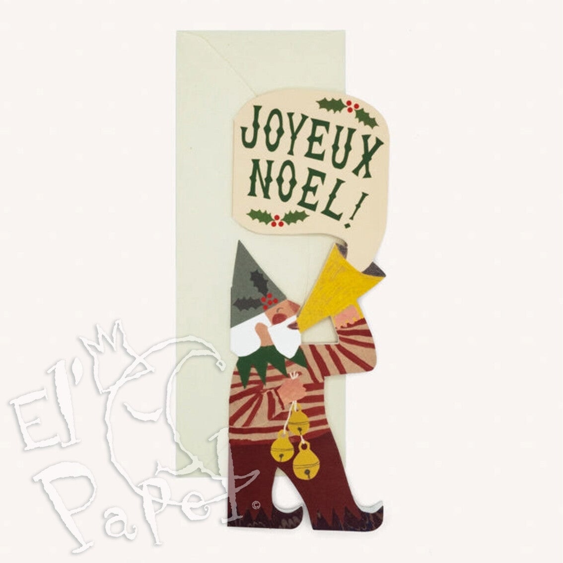 Hadley Kerst wenskaart 'Kerstelf opa'
