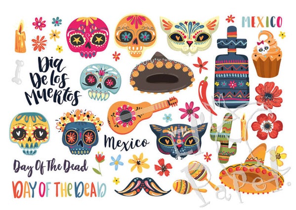 Ansichtkaart 'Dia de los muertos - Mexico'