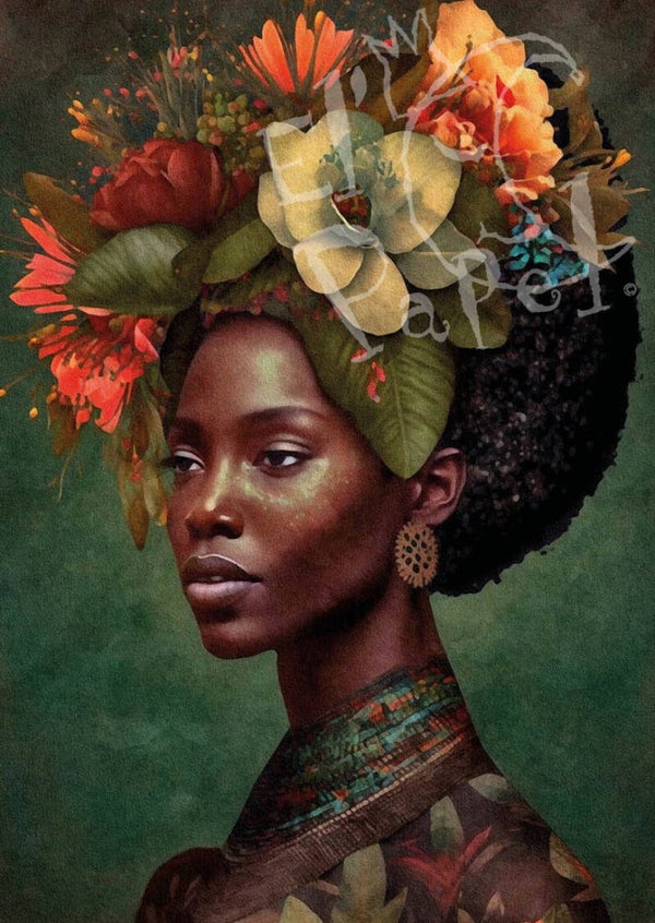 Ansichtkaart 'Portretten van de wereld - Afrika'