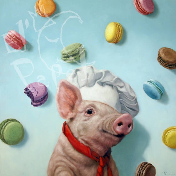 Vierkante kaart 'Bakkers droom'