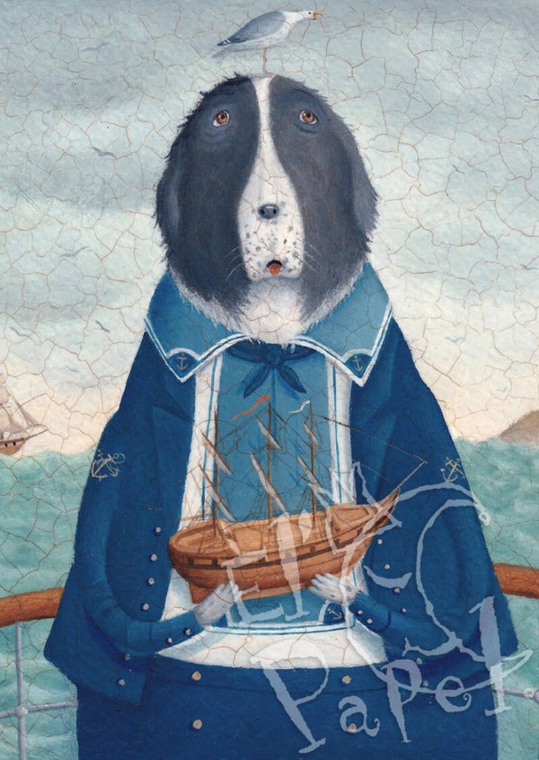 Ansichtkaart 'Bootsman Byron'