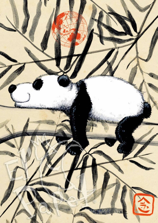 Ansichtkaart 'Panda'