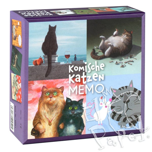 Inkognito 'Grappige katten' memory spel