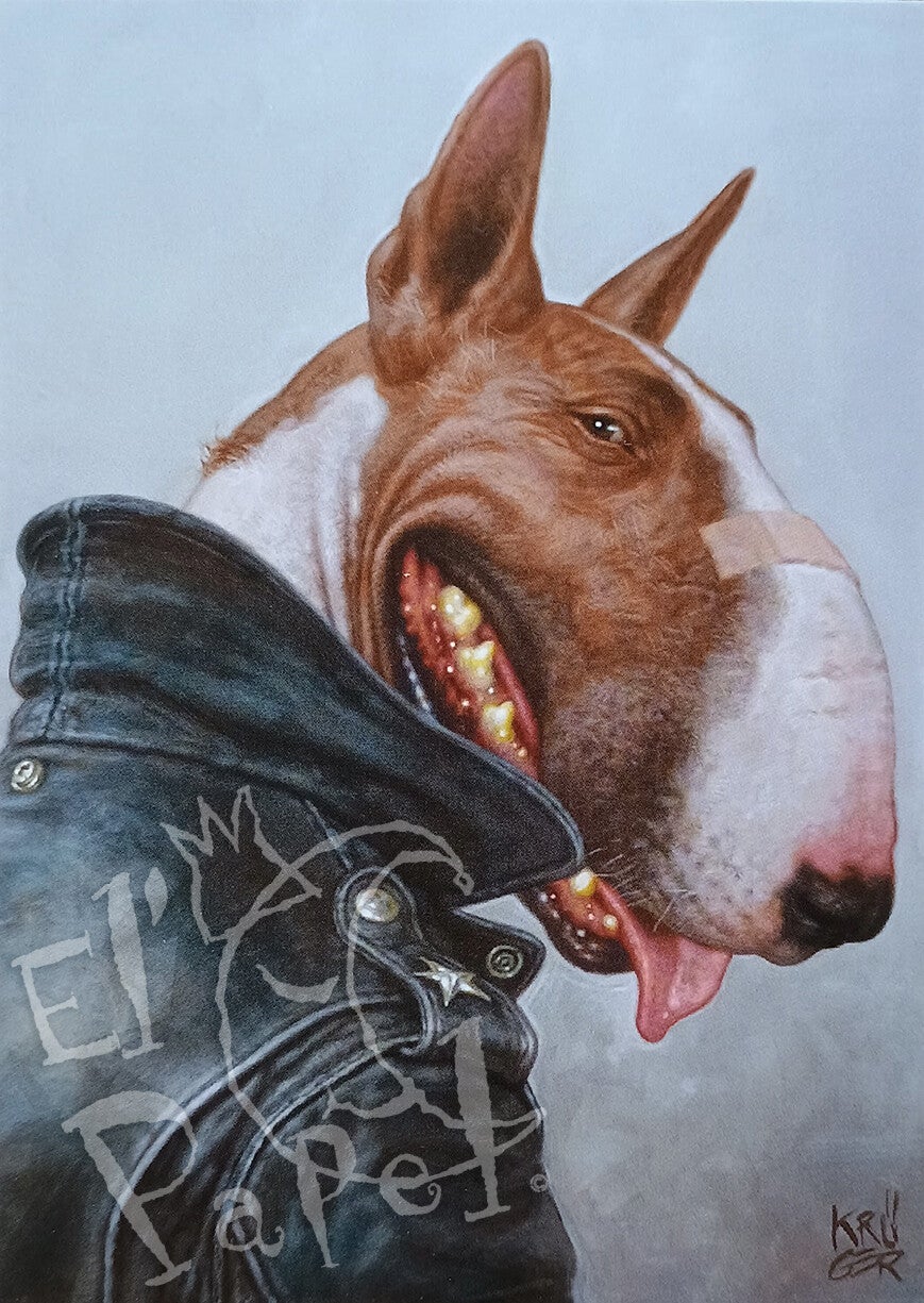 Ansichtkaart 'Spike' - hondenportretten Sebastian Krüger