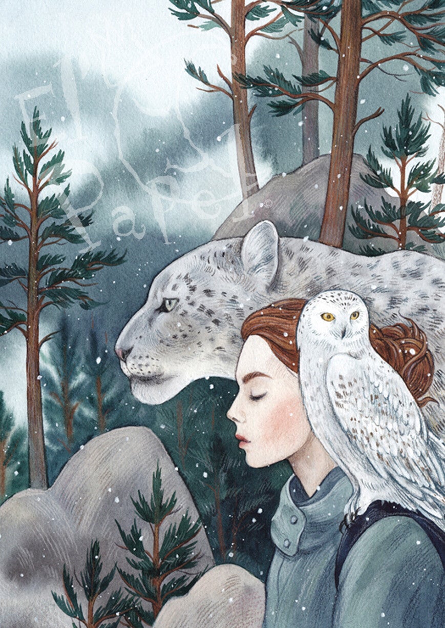 Ansichtkaart 'Met z`n drieën'