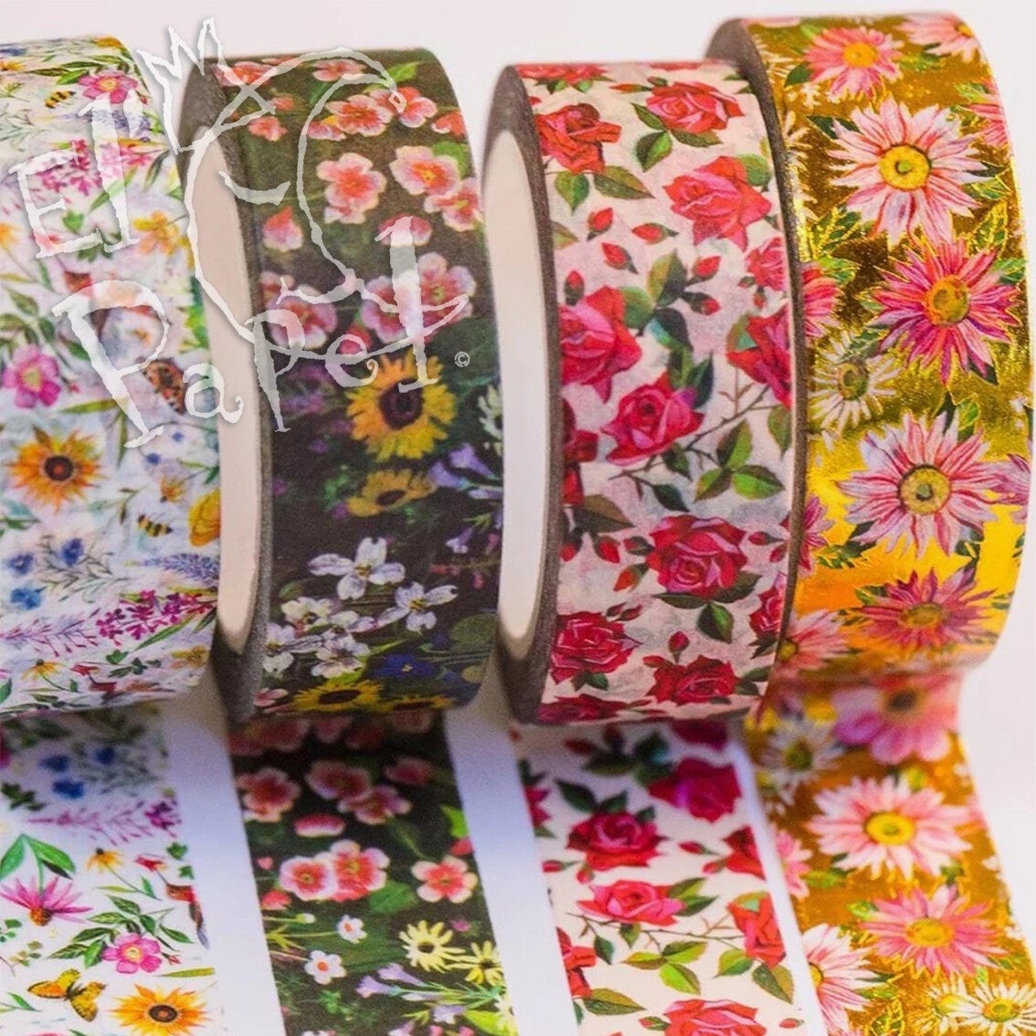 Katie Daisy Washi Tape Set 'Bloemen'