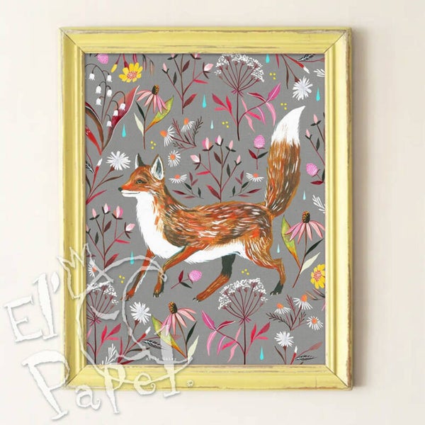 Katie Daisy art print 'Vosje'