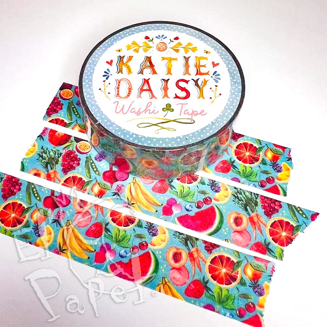 Katie Daisy Washi Tape 'Fruit & groente'