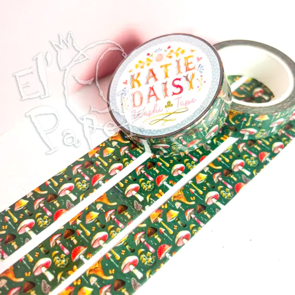 Katie Daisy Washi Tape 'Paddestoelen'