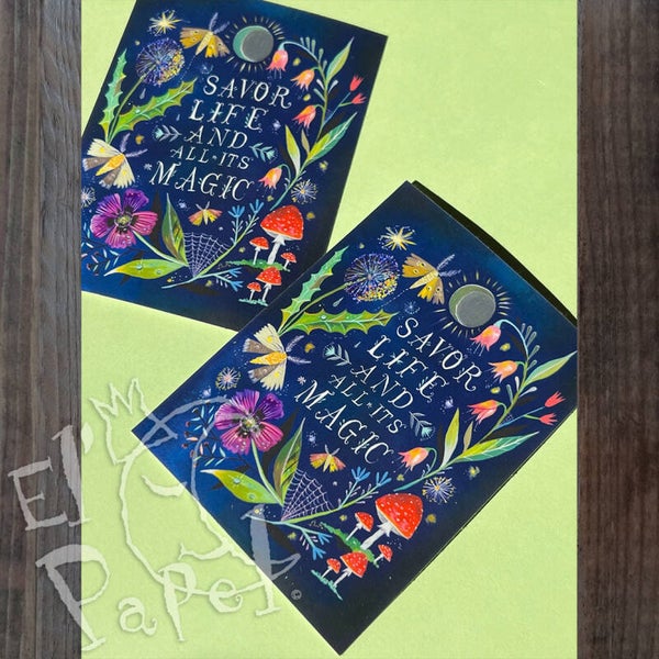 Katie Daisy sticker 'Night Magic'