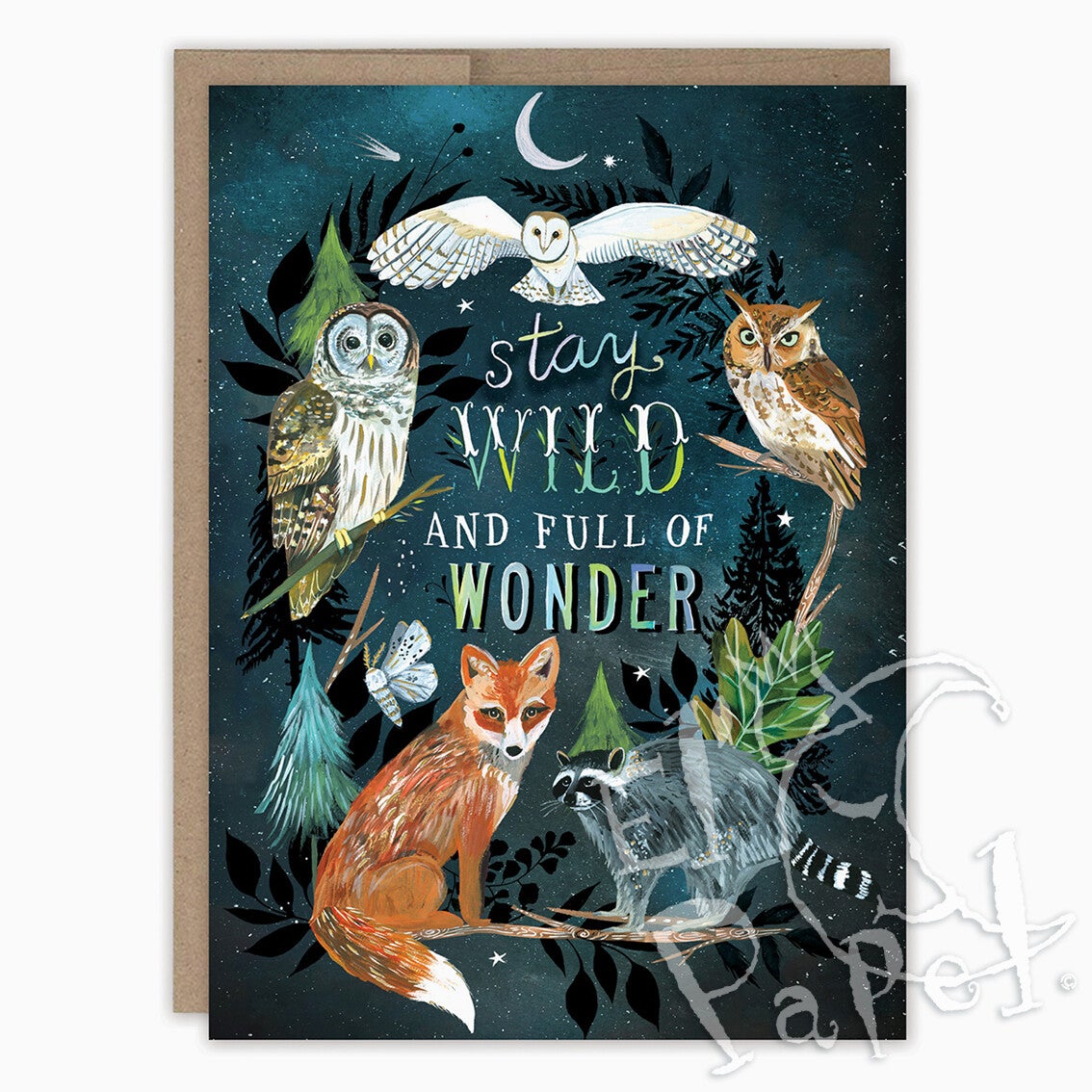 Katie Daisy felicitatiekaart 'Wild Animals'