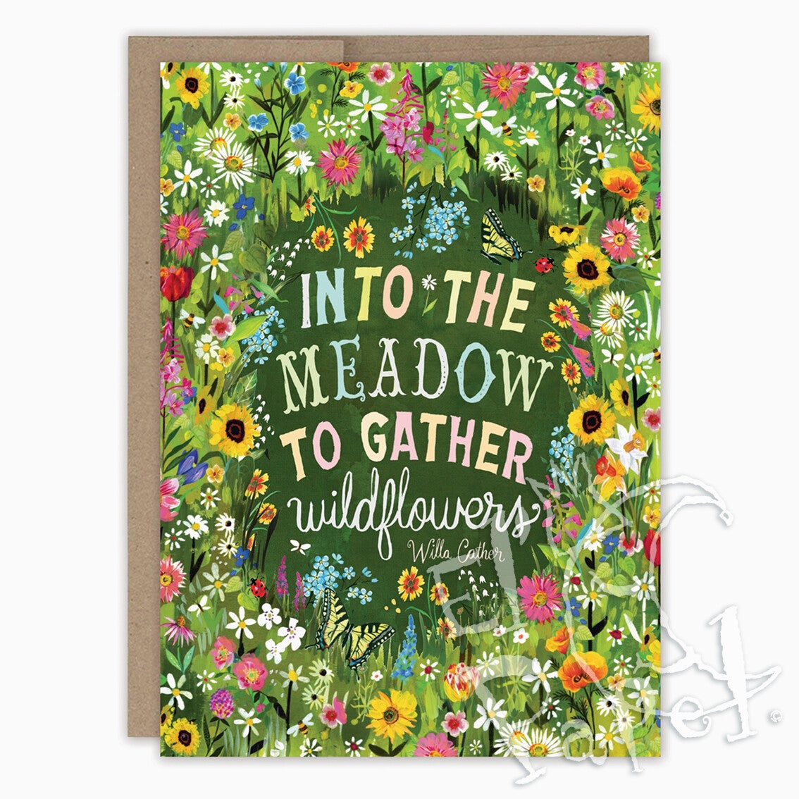 Katie Daisy felicitatiekaart 'Into the meadow'