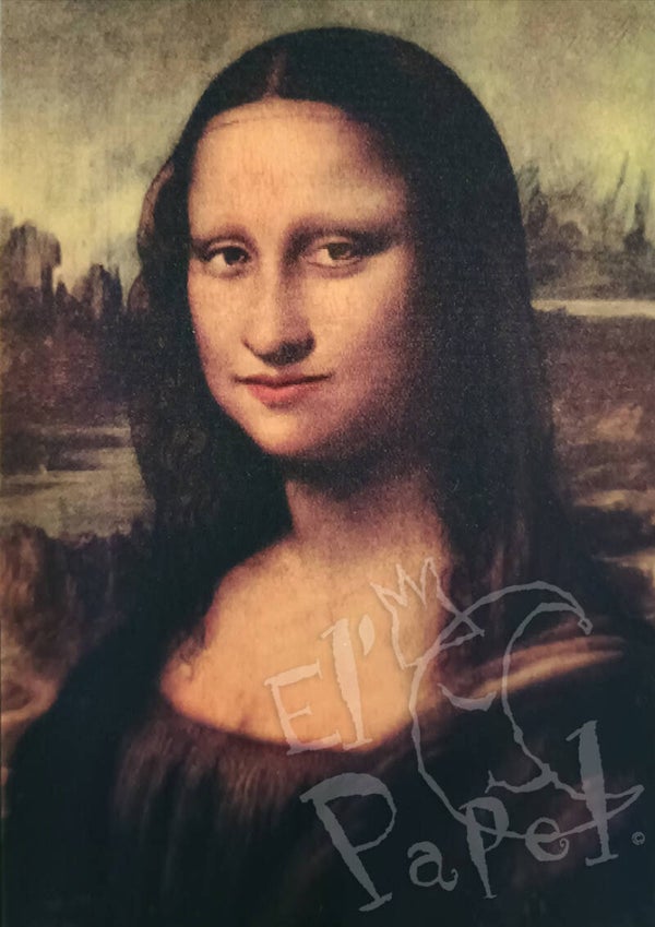 3D-kaart 'Mona Lisa's knipoog'