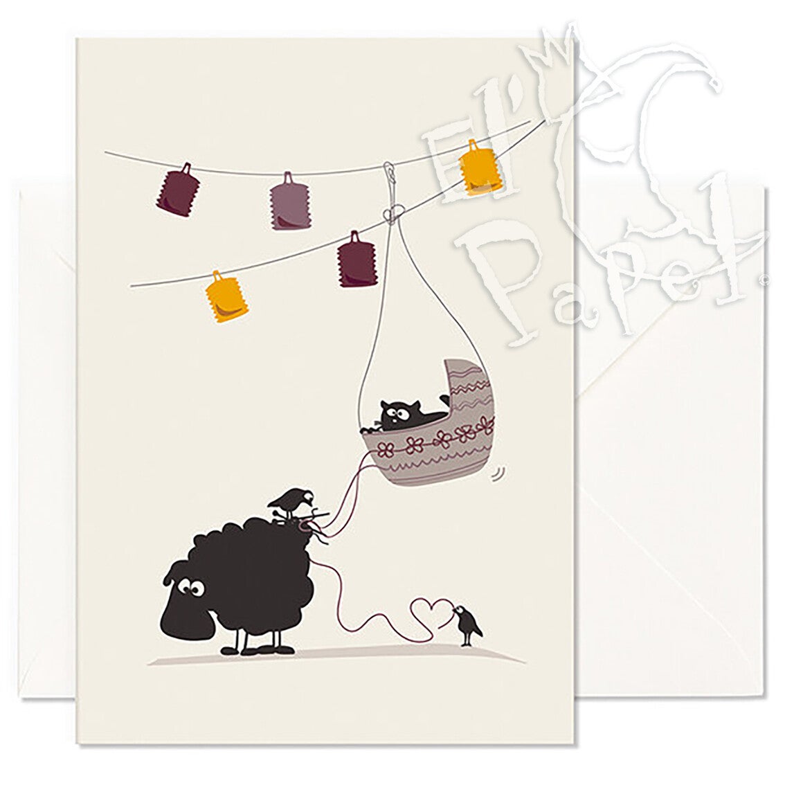 Wenskaart geboorte 'Frida'