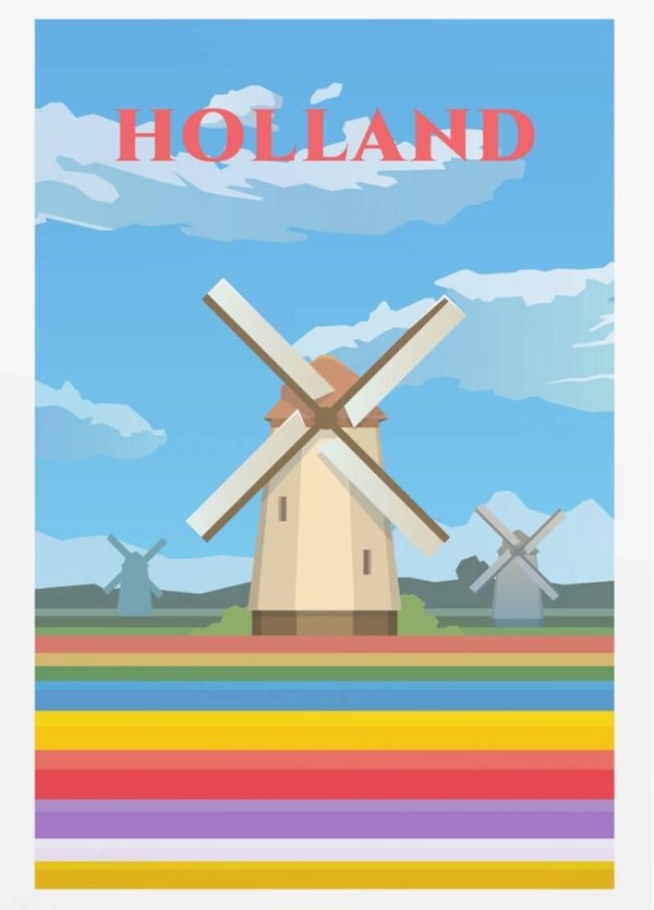 GB Ansichtkaart 'Hollandse molen'