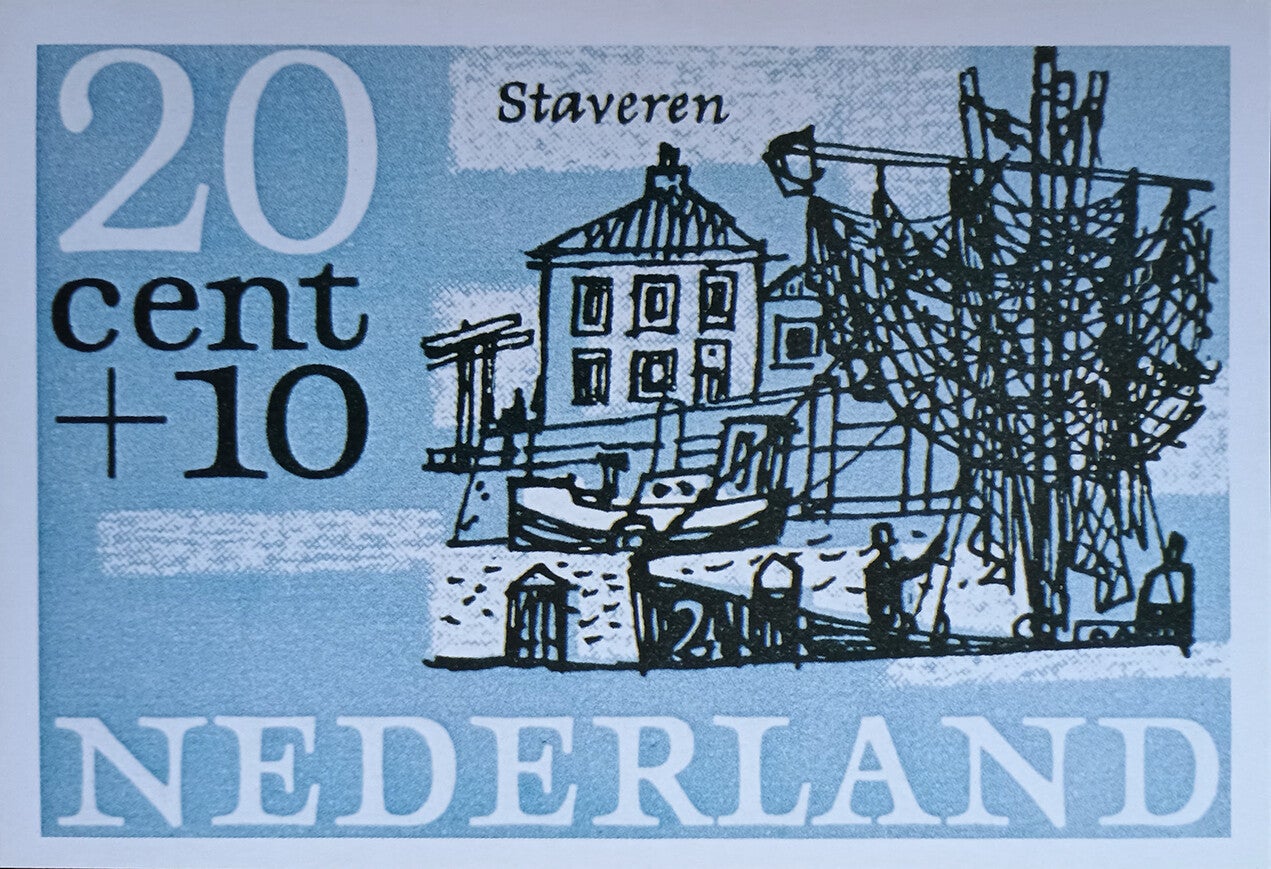 GB Ansichtkaart 'Maxi-kaart Staveren'