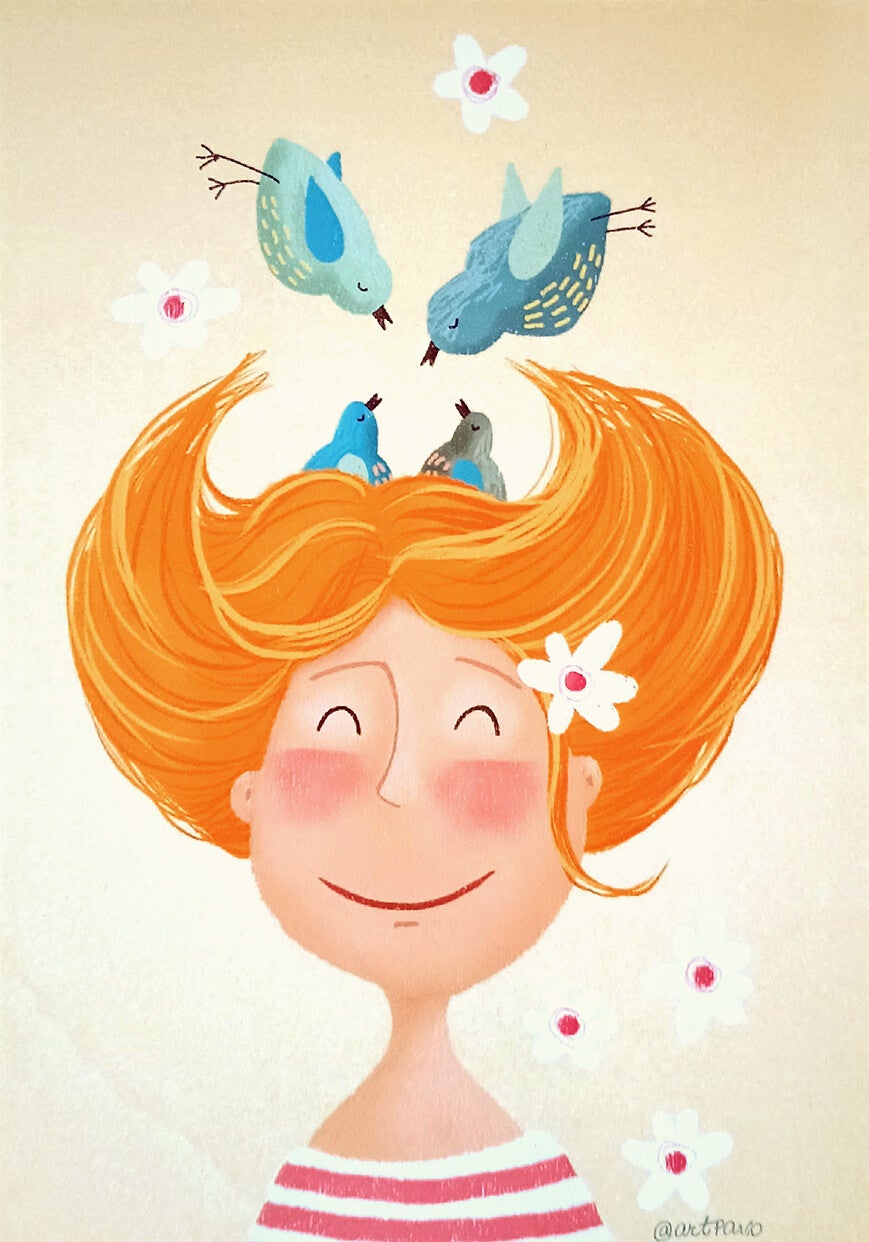 Ansichtkaart 'Het vogelnestje'