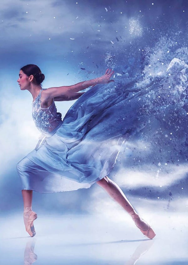 Ansichtkaart 'Schitterende balletdans'